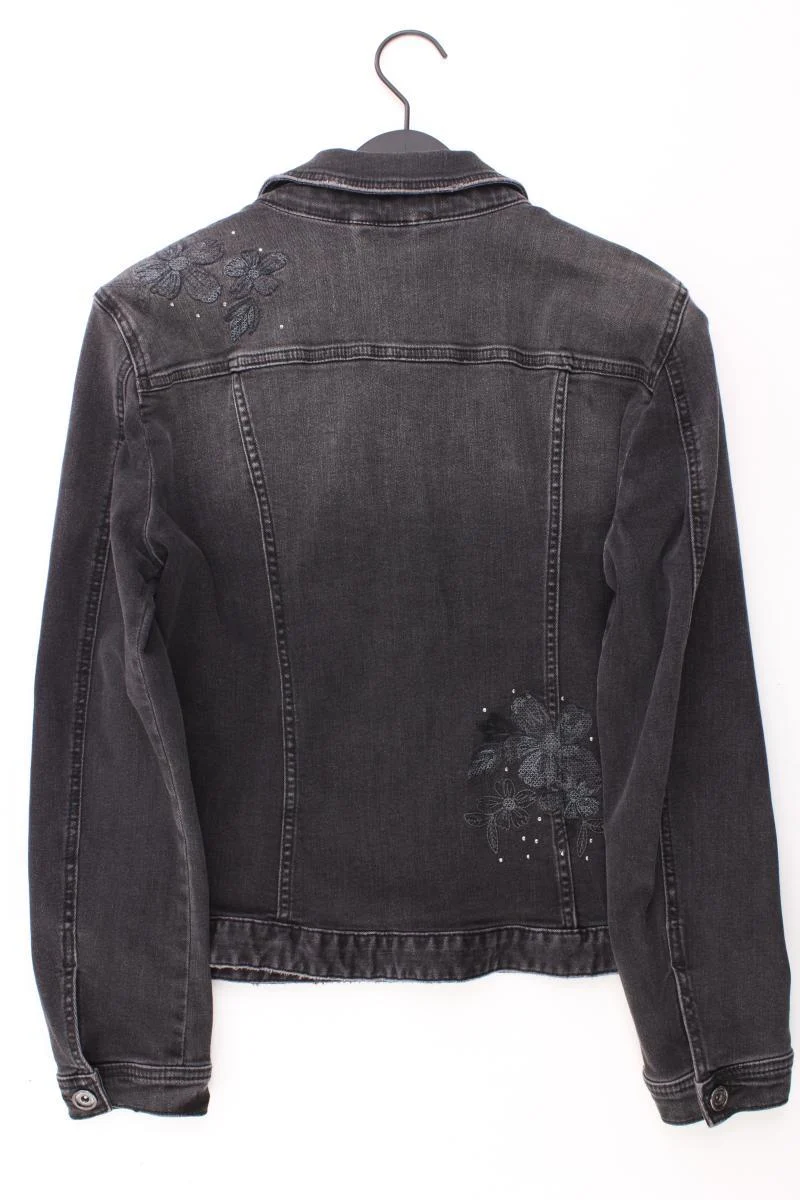 Bonita Jeansjacke Gr. 42 grau aus Baumwolle