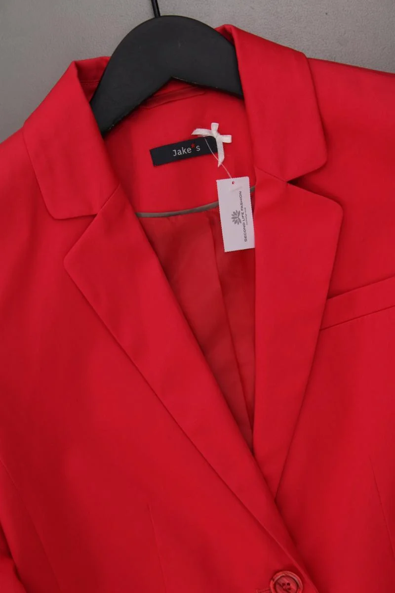 Jake*s Classic Blazer Gr. 36 rot aus Baumwolle