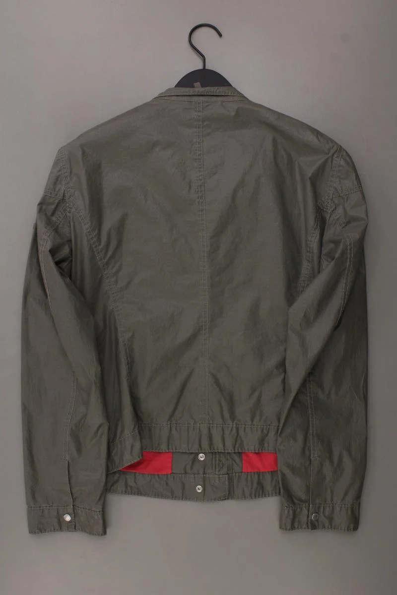 Marc O'Polo Übergangsjacke Gr. 42 grau aus Baumwolle