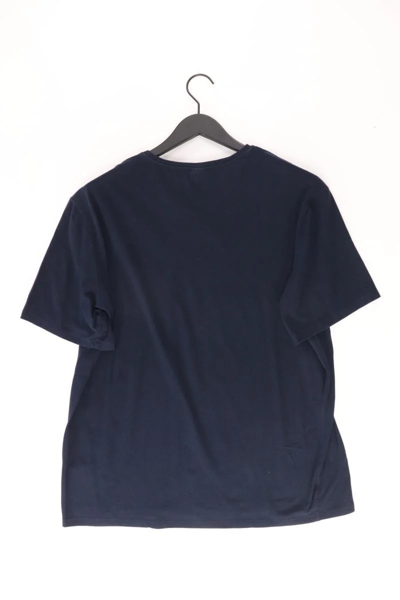 BOSS by Hugo Boss Printshirt für Herren Gr. XL Kurzarm blau aus Baumwolle