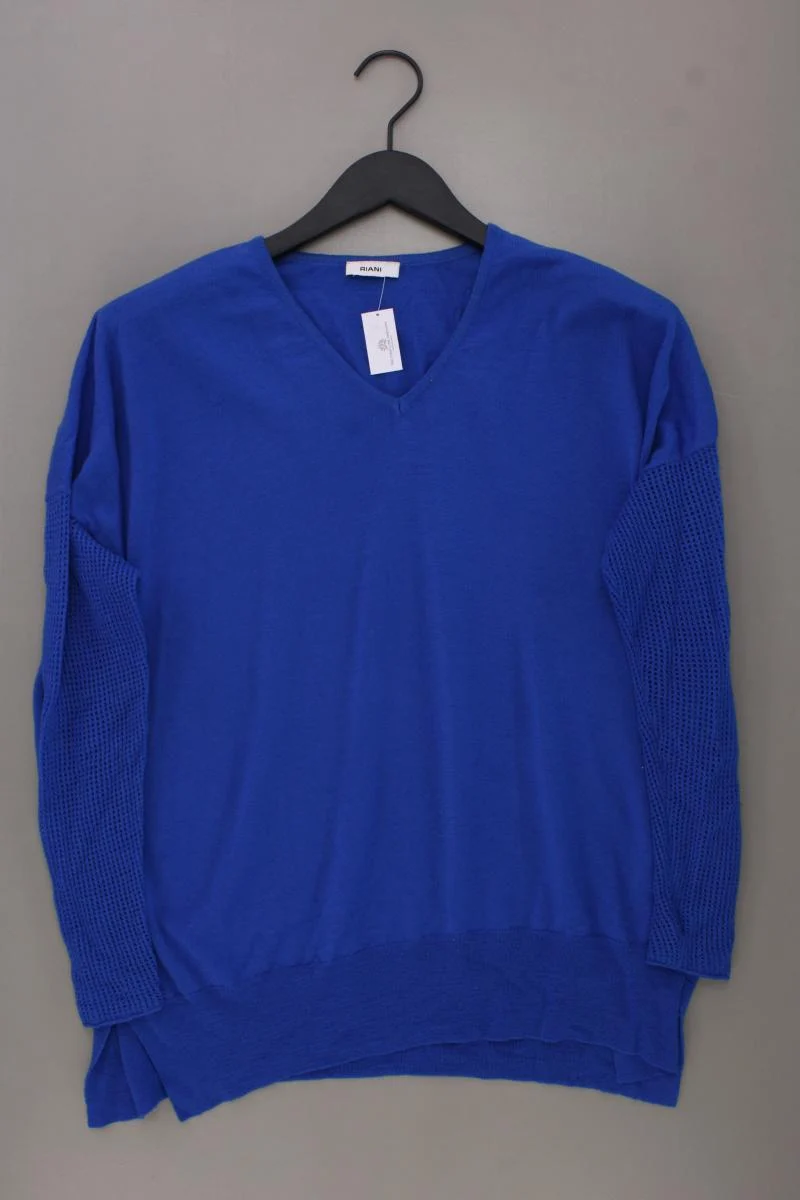 Riani Wollpullover Gr. S blau