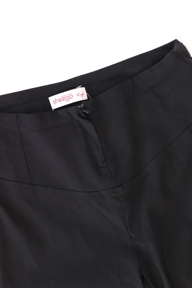 sheego Hose Gr. 46 schwarz aus Viskose