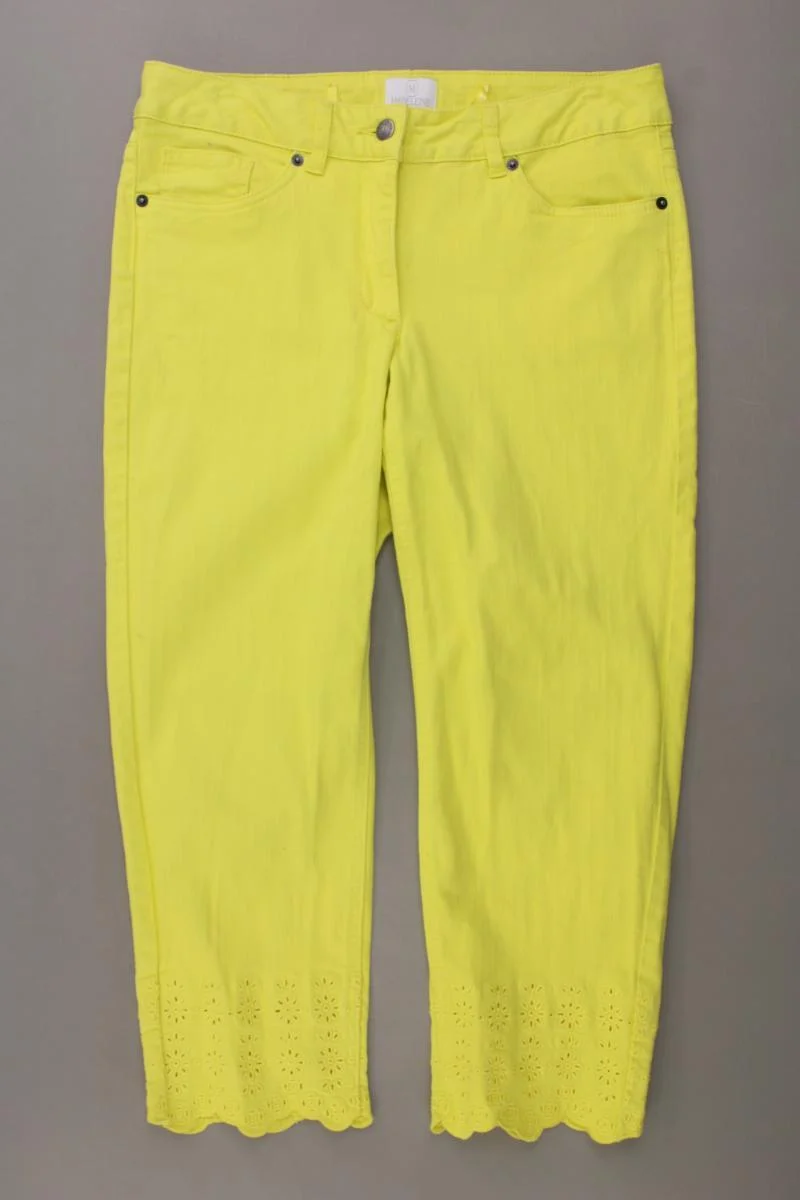 Madeleine 7/8 Hose Gr. Kurzgröße 20 gelb aus Baumwolle