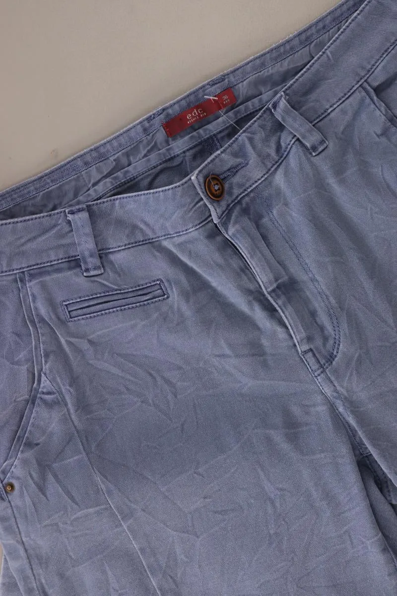 edc by Esprit Chinohose Gr. 36 blau aus Baumwolle