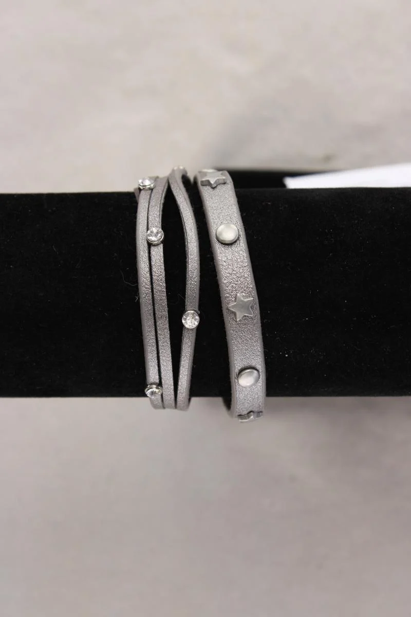 Juleeze Armband neu mit Etikett grau