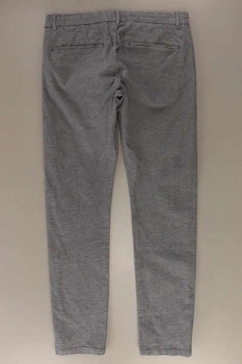 WE Fashion Hose für Herren Gr. W33/L34 gestreift grau aus Baumwolle