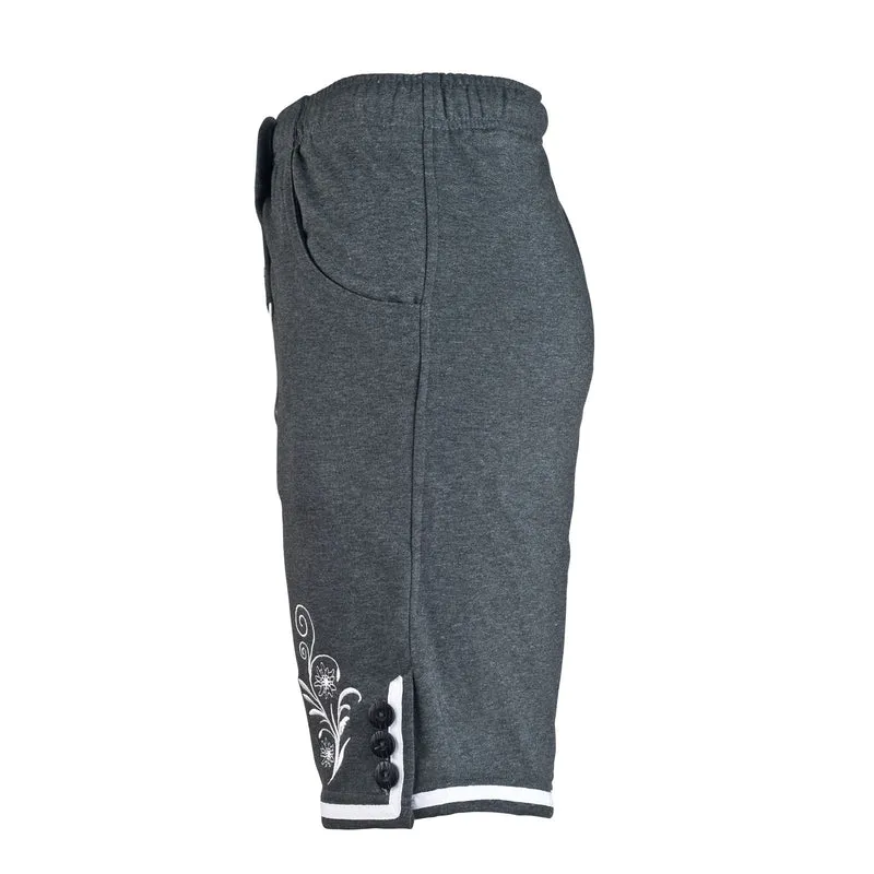 Lederhosen Jogginghose Kurz Dunkelgrau