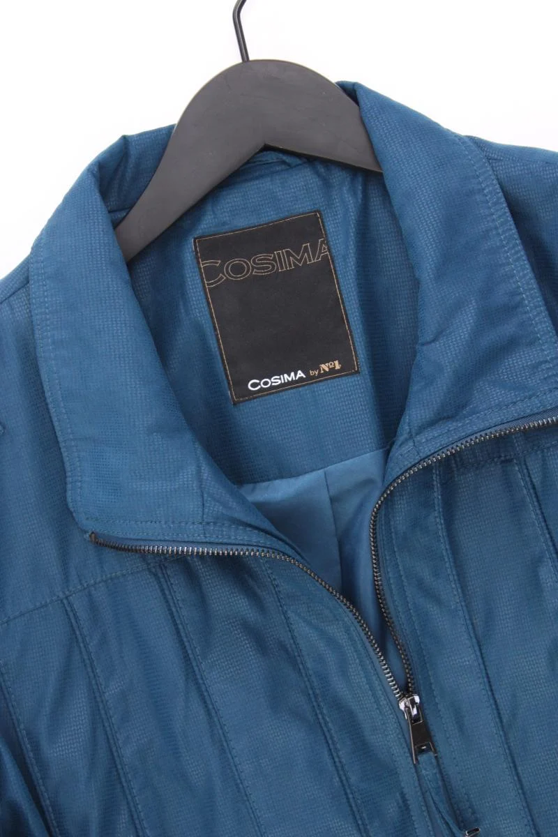Cosima Übergangsjacke Gr. 46 blau aus Polyester