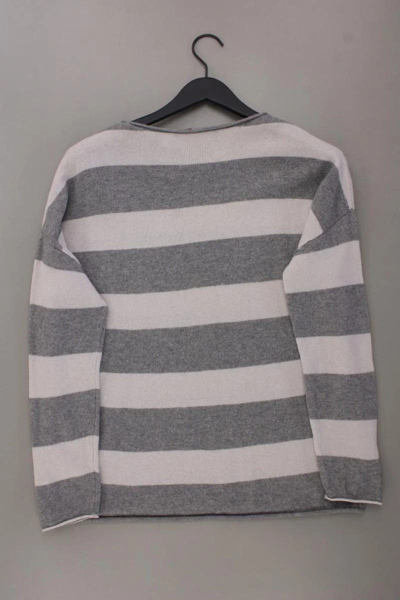 estelle jolie Wollpullover Gr. 46 gestreift grau