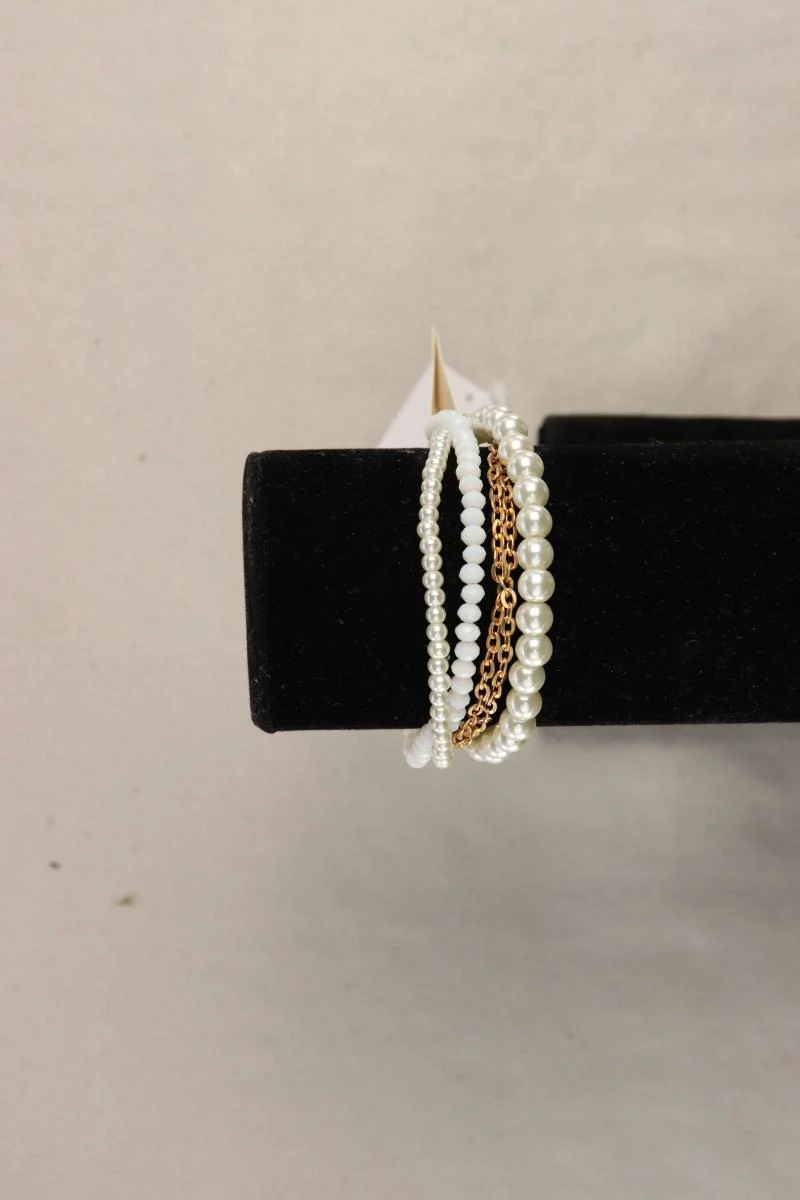 Clayre & Eef Armband weiß