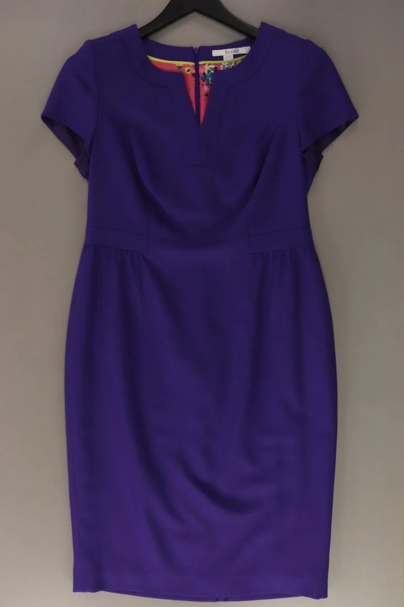 Boden Wollkleid Gr. UK 12 (M) Kurzarm lila