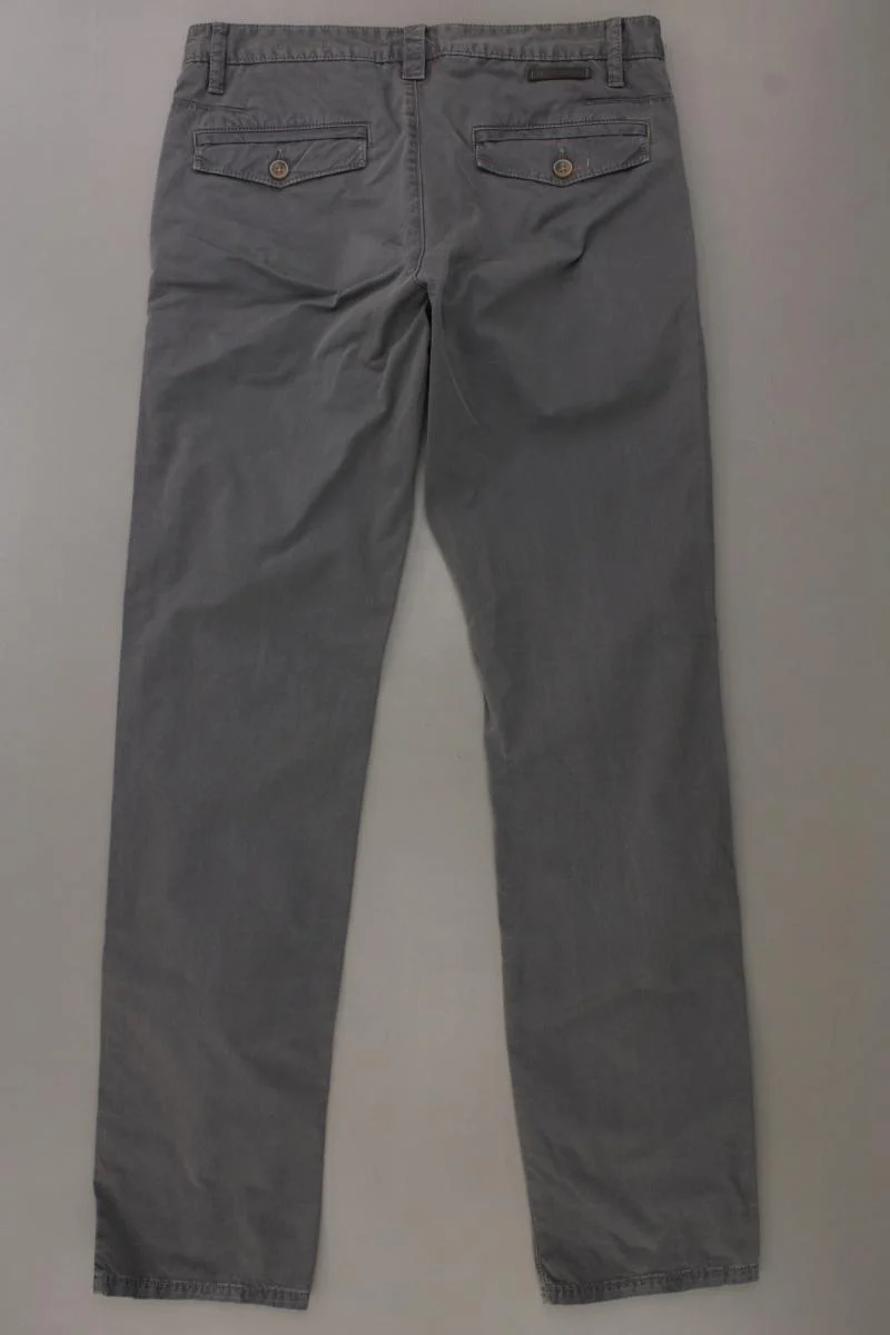 BOSS Orange Chinohose für Herren Gr. 48 grau aus Baumwolle