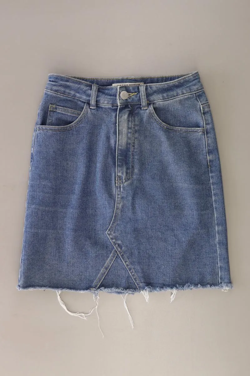 Tally Weijl Jeansrock Gr. 34 blau aus Baumwolle