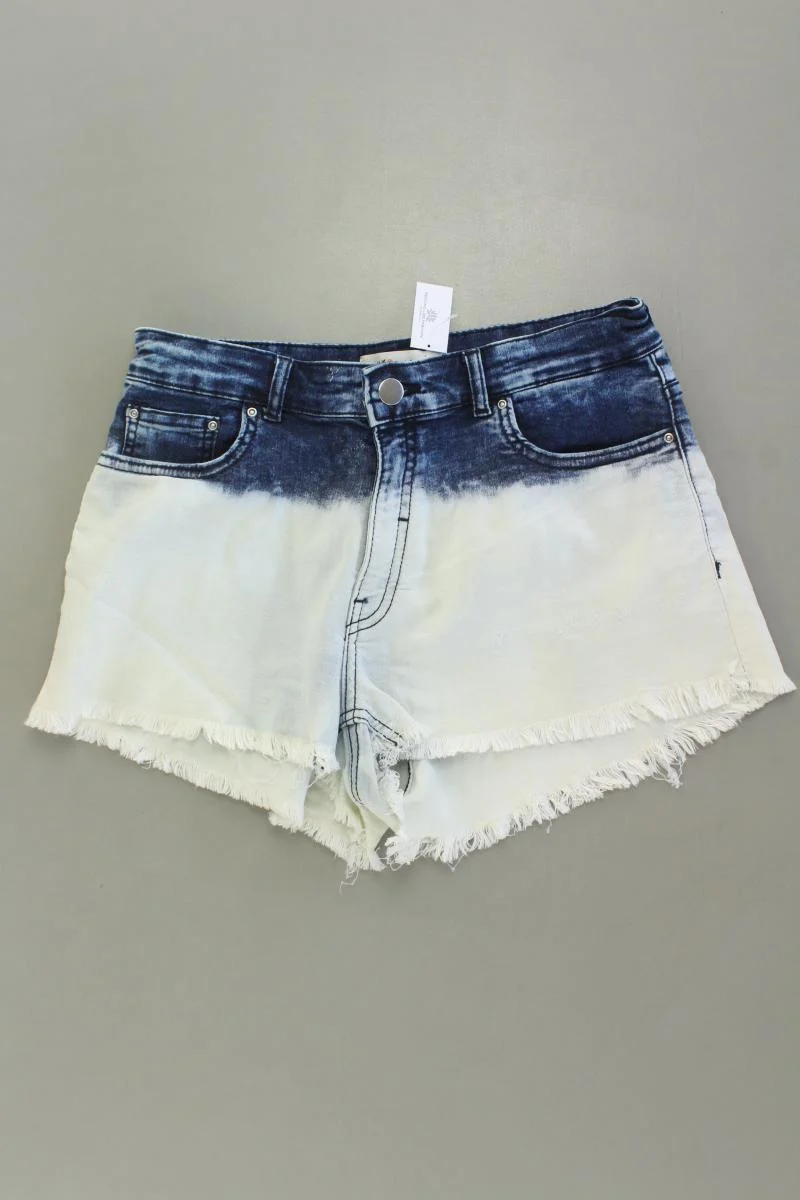 H&M Shorts Gr. 40 mit Batikmuster blau aus Baumwolle