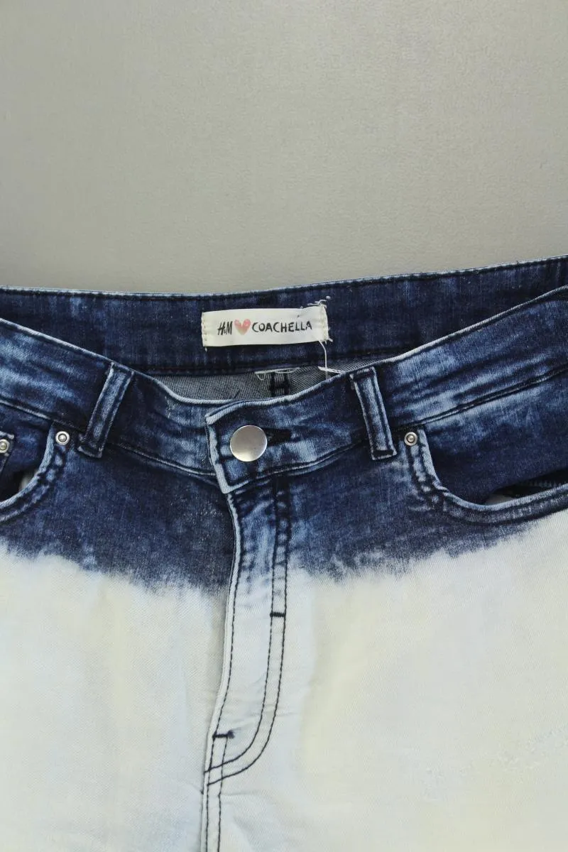 H&M Shorts Gr. 40 mit Batikmuster blau aus Baumwolle