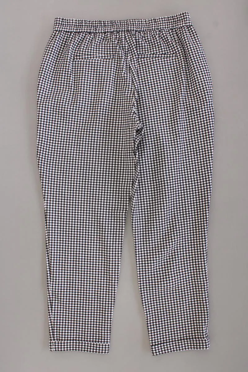 United Colors of Benetton Stoffhose Gr. 40 kariert schwarz