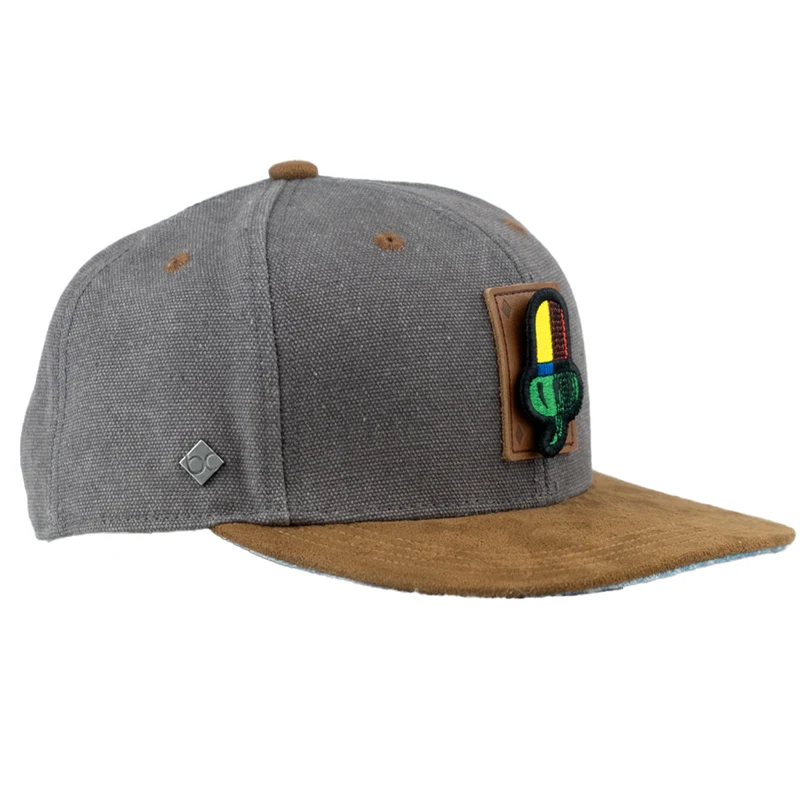 Bavarian Caps Schafkopf Cap Dunkelgrau Wechselpatch