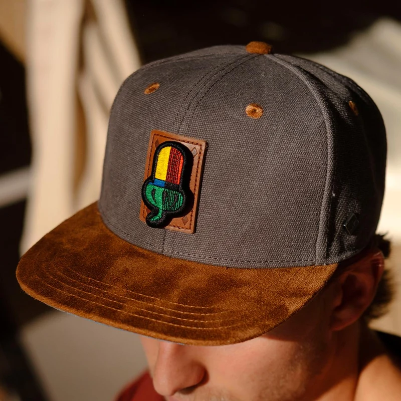 Bavarian Caps Schafkopf Cap Dunkelgrau Wechselpatch