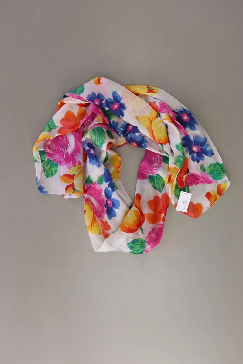 Tuch mit Blumenmuster mehrfarbig