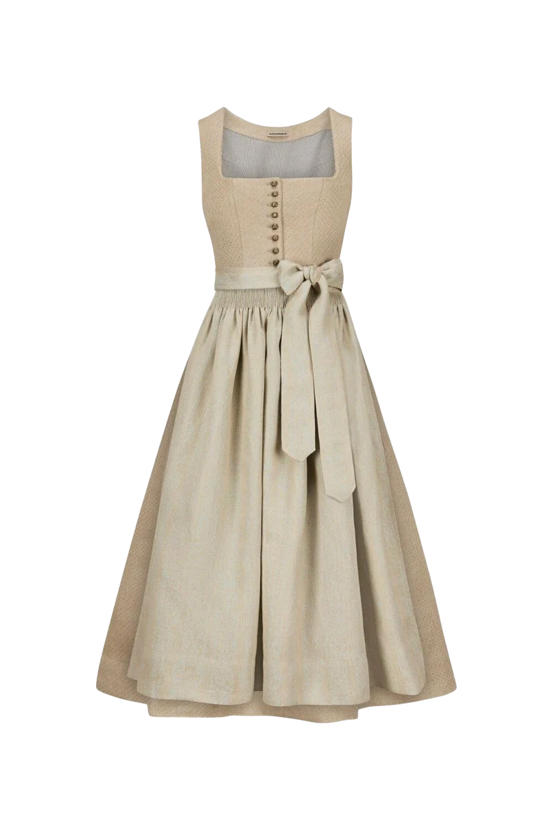 Gottseidank Dirndl Monika Sand-Winter Sky