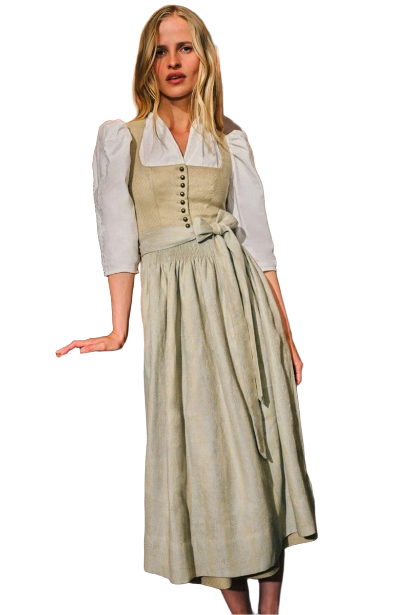 Gottseidank Dirndl Monika Sand-Winter Sky