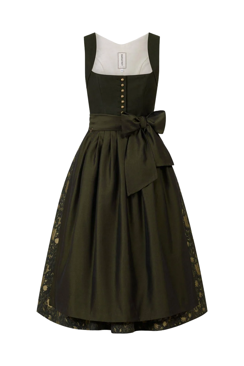 Cocovero Dirnd Hedi Golden Green