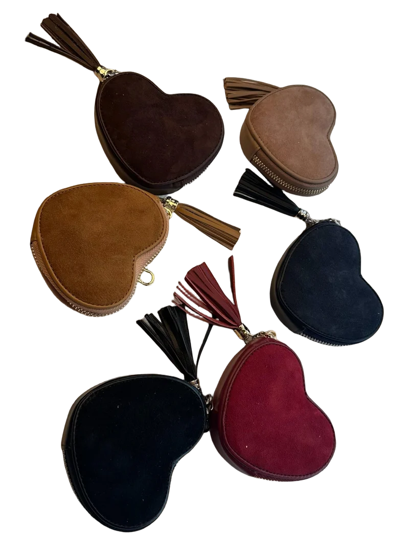 Ostwald Kalbsleder-Handtasche Heart Cognac