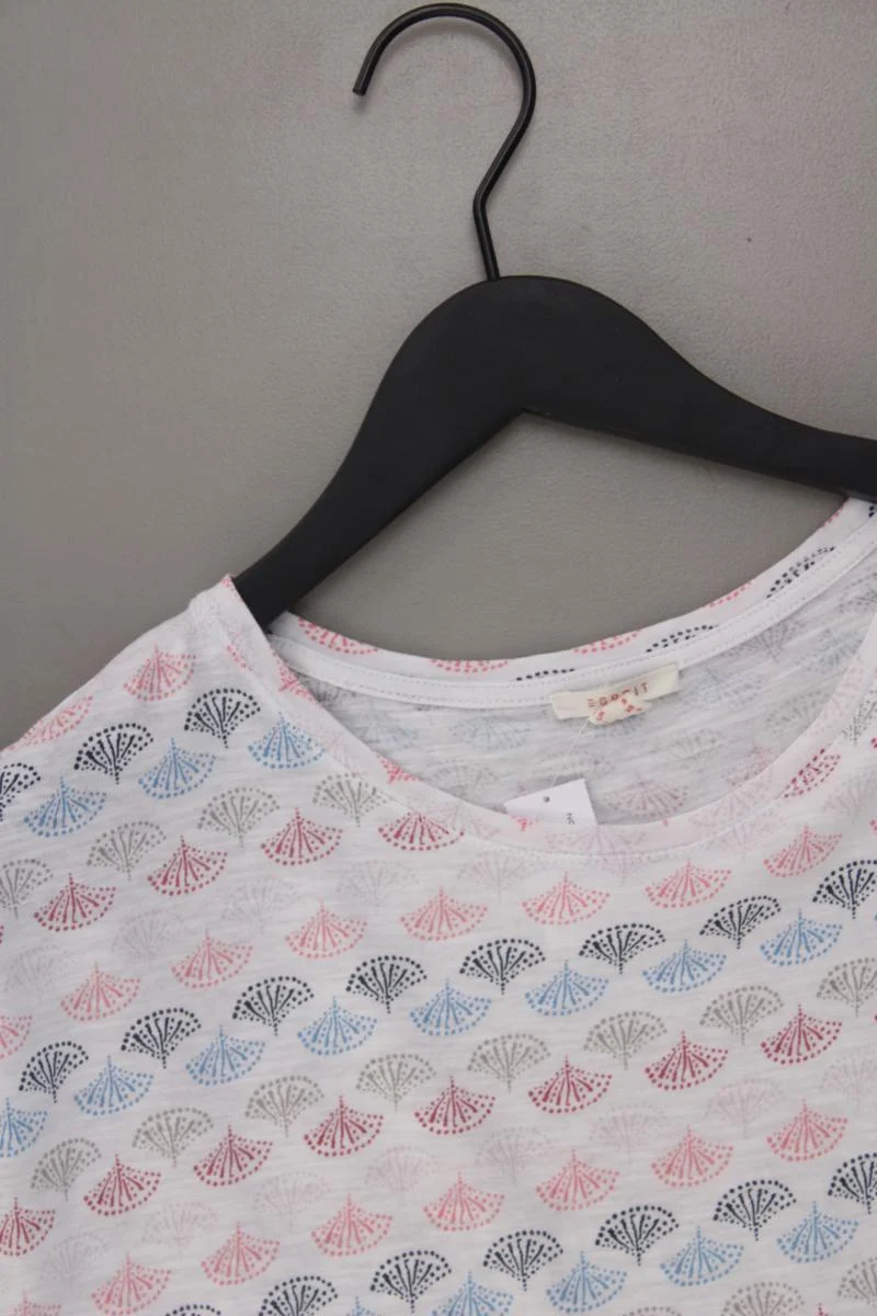 Esprit Printshirt Gr. XS Kurzarm mehrfarbig
