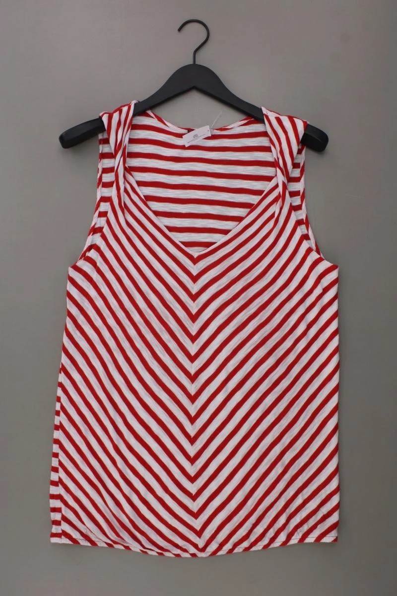 Street One Trägertop Gr. XL gestreift rot