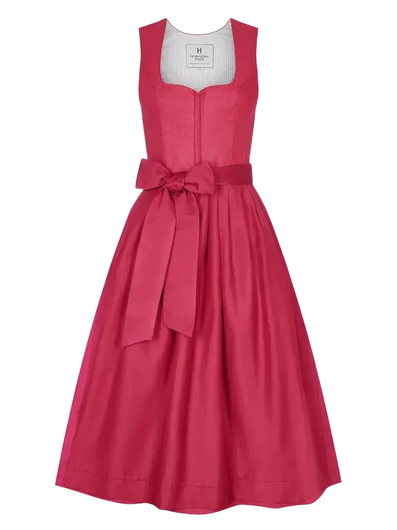 Heimatglück Dirndl Liselotte Himbeere