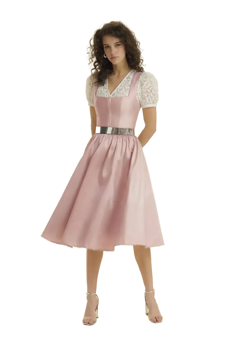 Kinga Mathe Dirndlbluse Anna Weiß