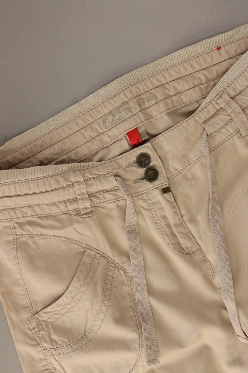 QS by s.Oliver Cargohose Gr. 34 braun aus Baumwolle