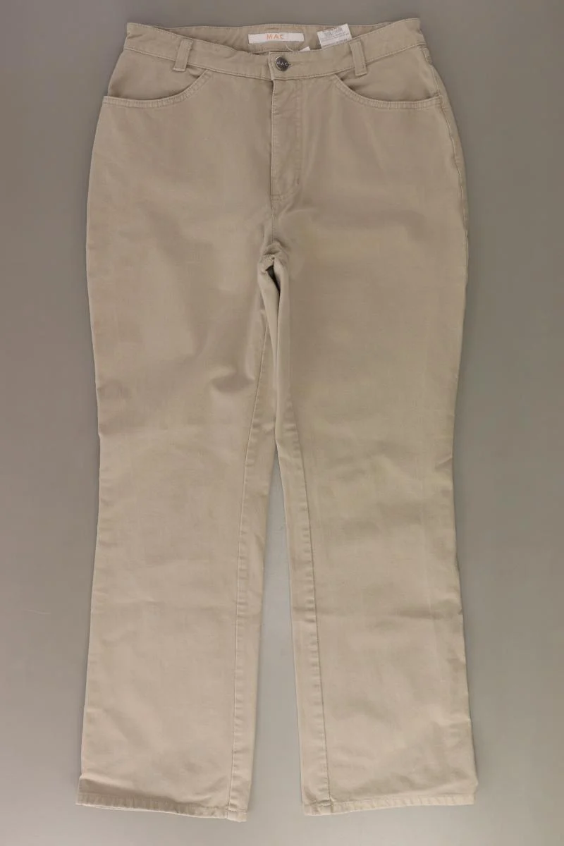 MAC Hose Gr. 38/L28 braun aus Baumwolle