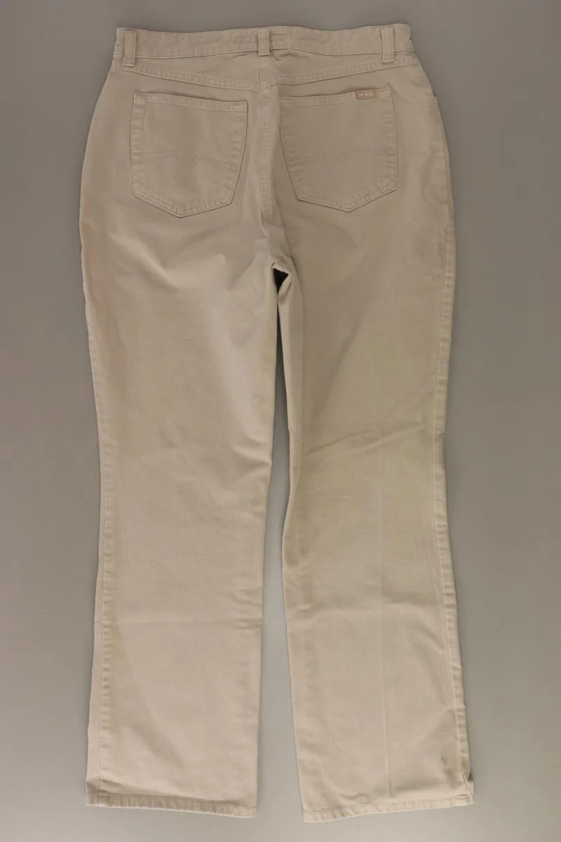 MAC Hose Gr. 38/L28 braun aus Baumwolle