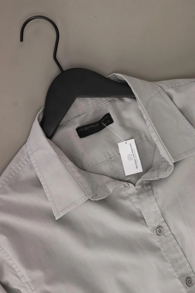 Piaza Italia Langarmhemd für Herren Gr. XXL grau
