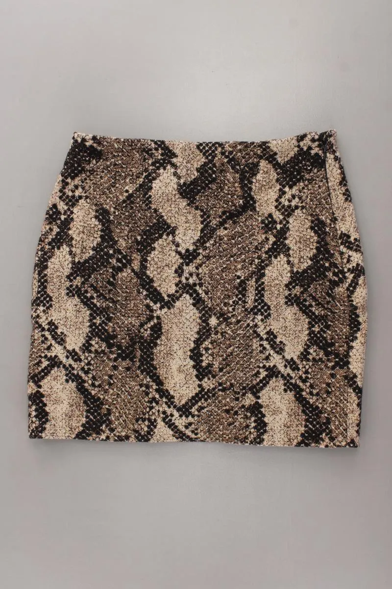 H&M Rock Gr. 36 mit Tierdruck braun