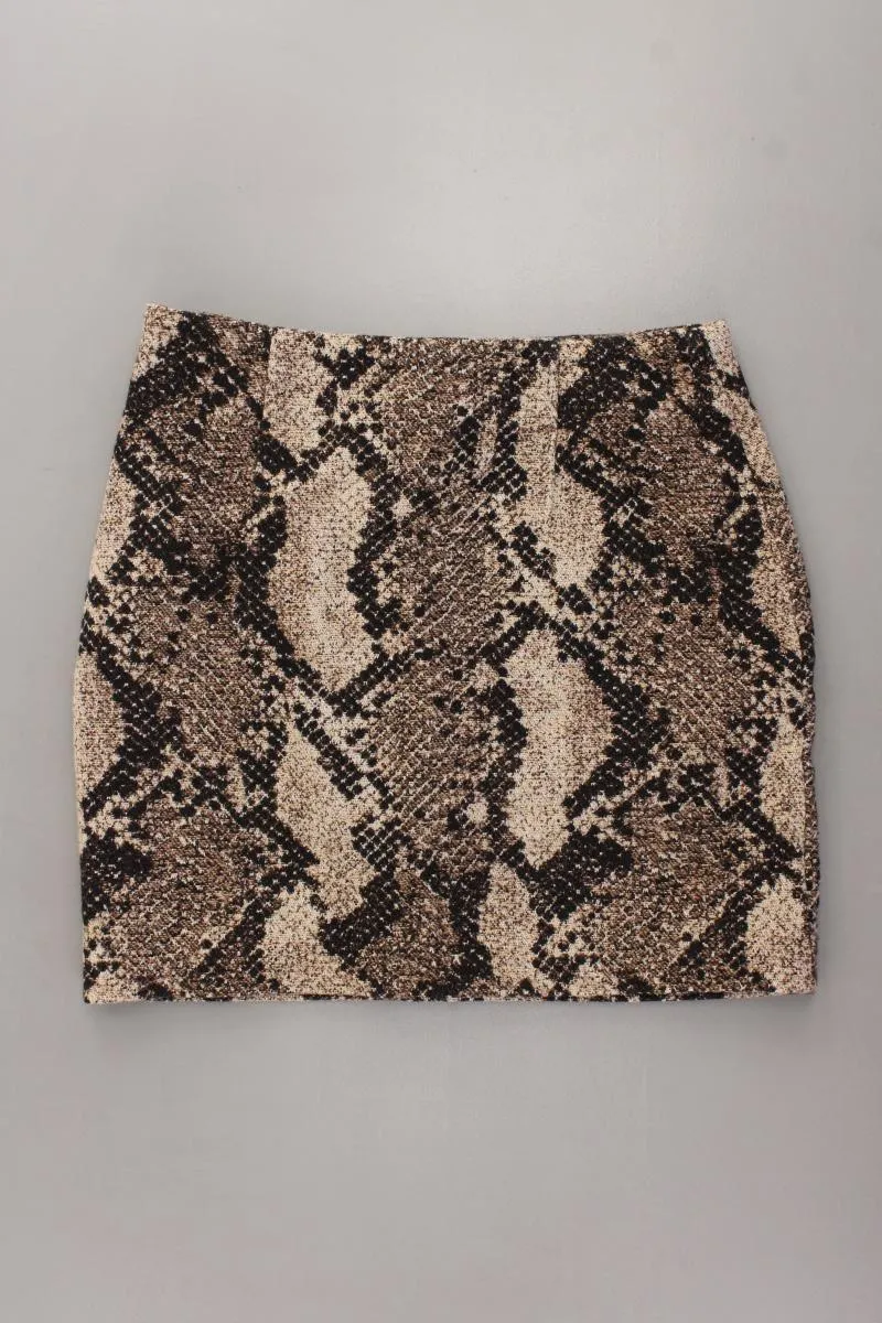 H&M Rock Gr. 36 mit Tierdruck braun
