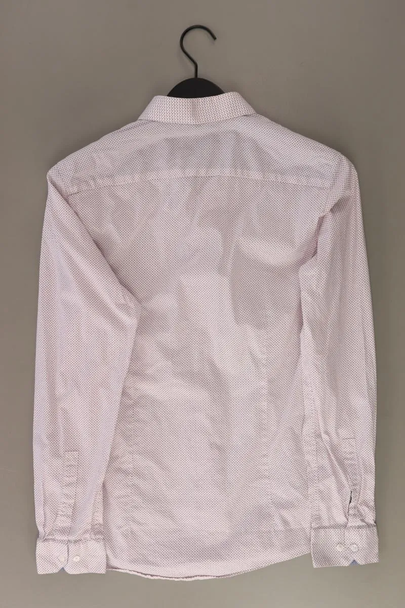 s.Oliver Langarmhemd für Herren Gr. Hemdgröße 39 rosa aus Baumwolle