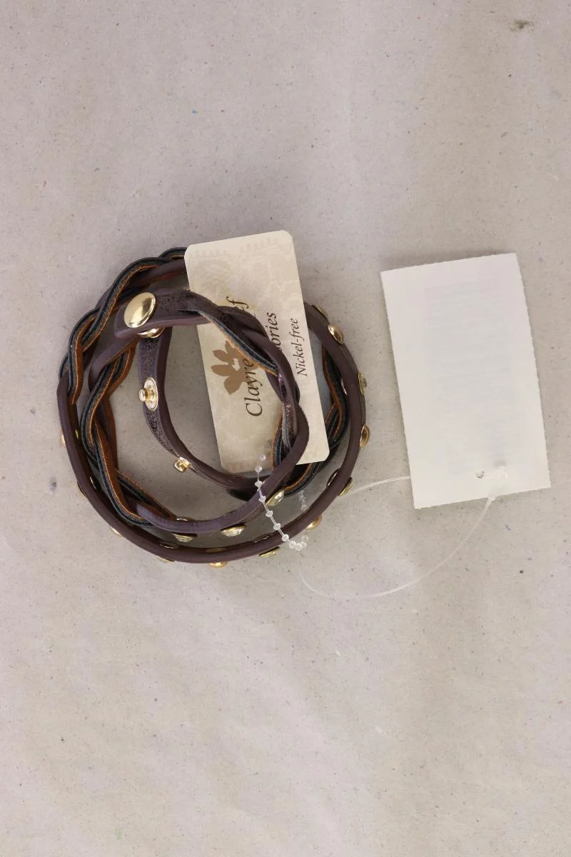 Clayre & Eef Armband neu mit Etikett braun