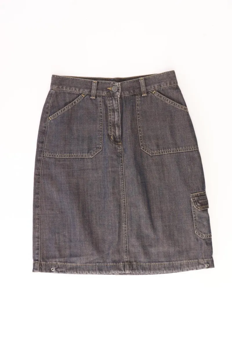 Eddie Bauer Jeansrock Gr. 36 grau aus Baumwolle