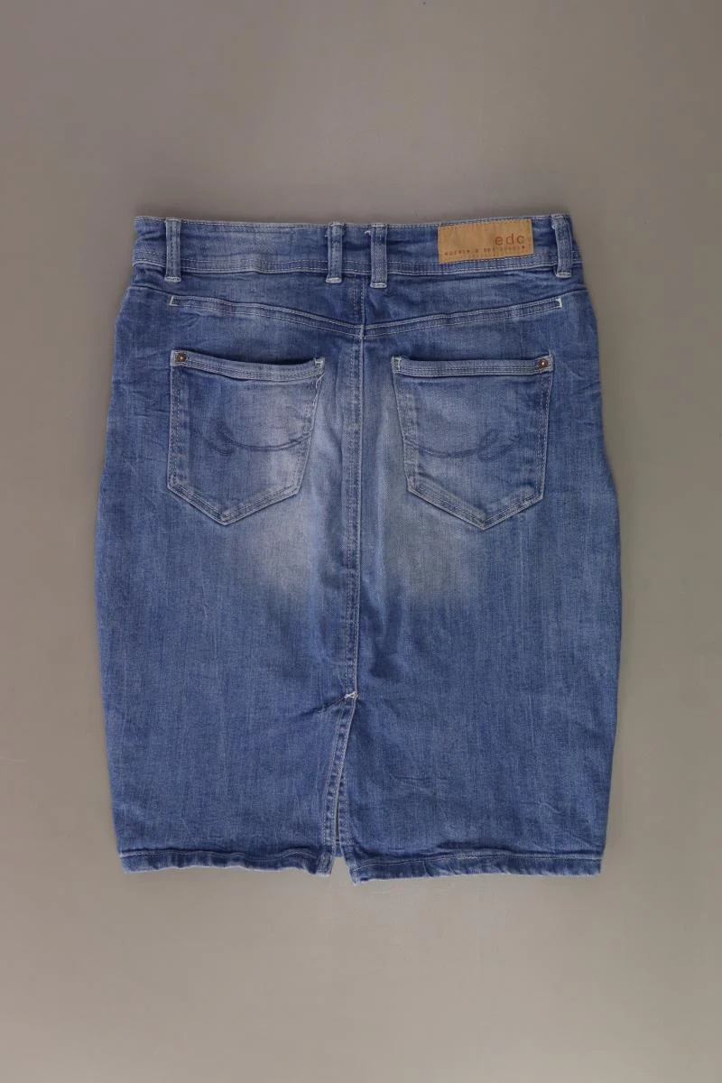 edc by Esprit Jeansrock Gr. 34 blau aus Baumwolle