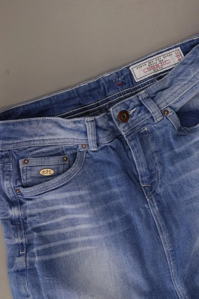 edc by Esprit Jeansrock Gr. 34 blau aus Baumwolle
