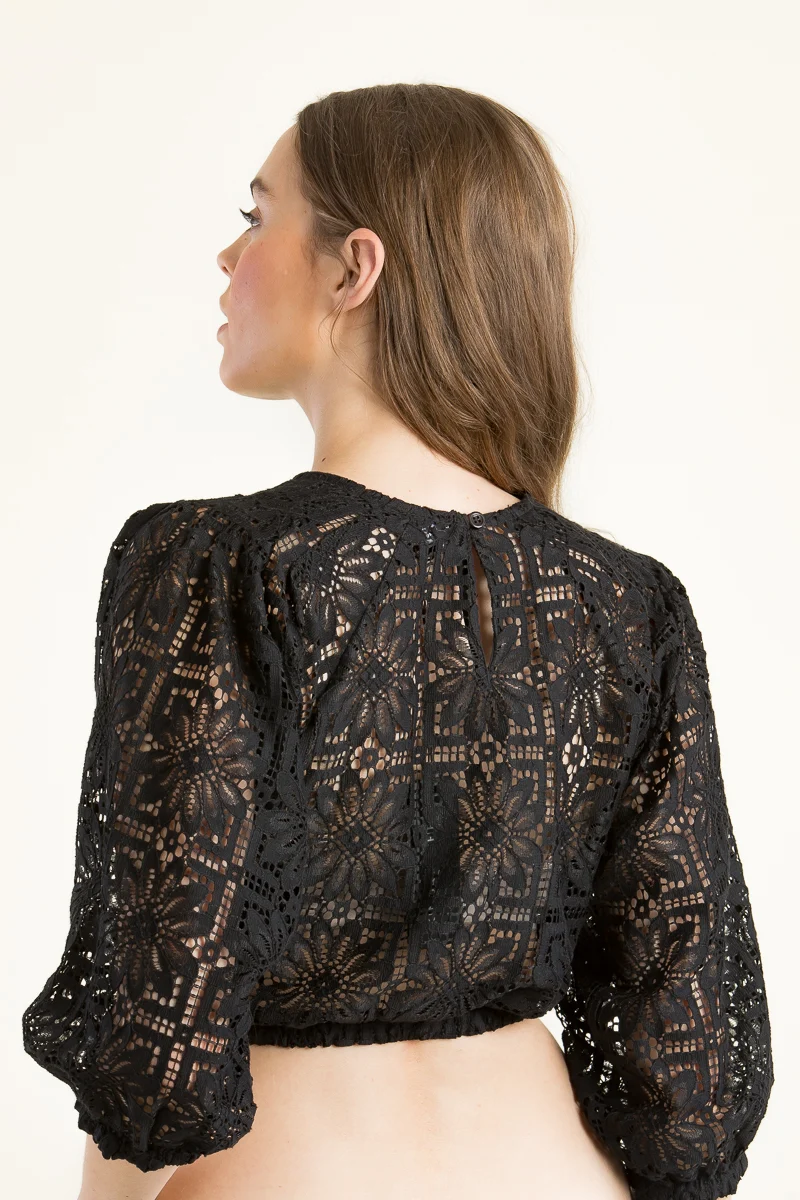 Kinga Mathe Dirndlbluse Oversized schwarz