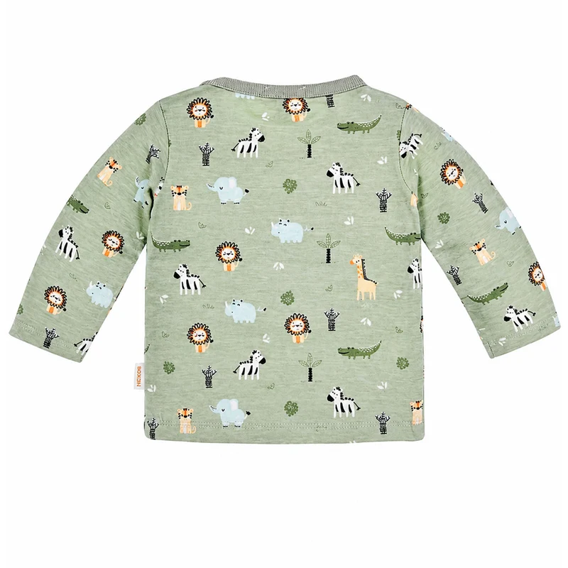BONDI Baby Langarmshirt "Safariallover" 93967 | safari allover