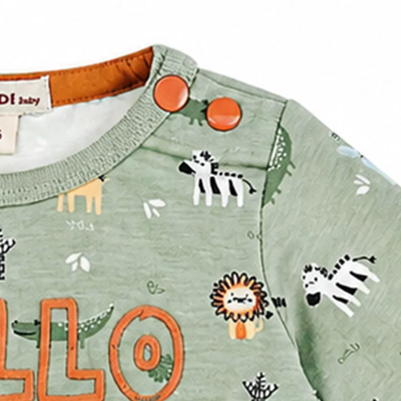 BONDI Baby Langarmshirt "Safariallover" 93967 | safari allover