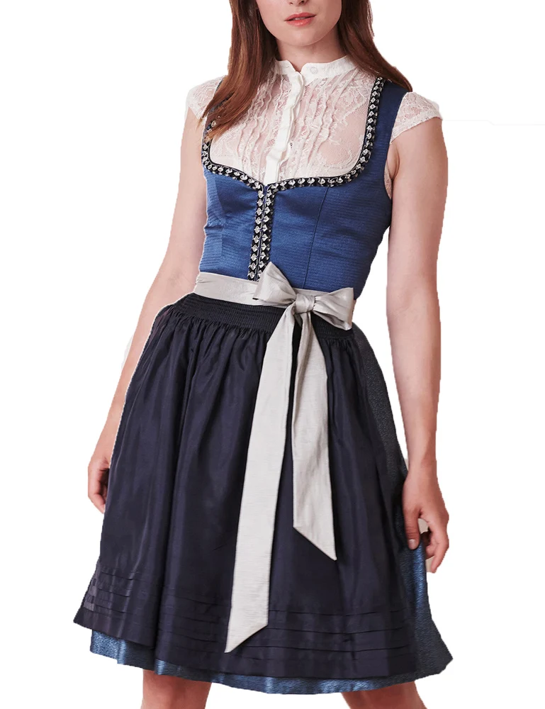 KRÜGER Collection Dirndl "Stefanie" 102761 | Blau 60cm
