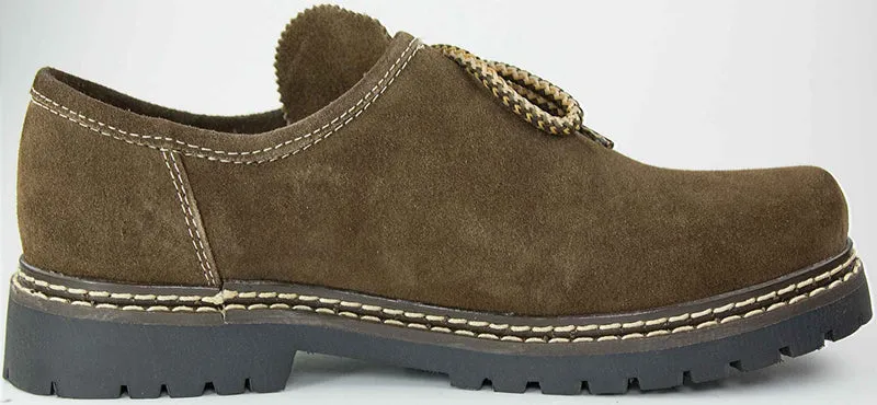 MADDOX Haferlschuhe "Julian" Veloursleder | Holz