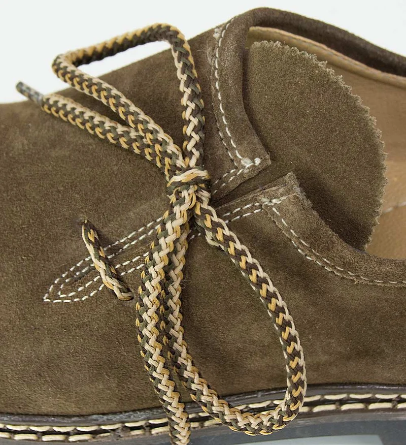 MADDOX Haferlschuhe "Julian" Veloursleder | Holz