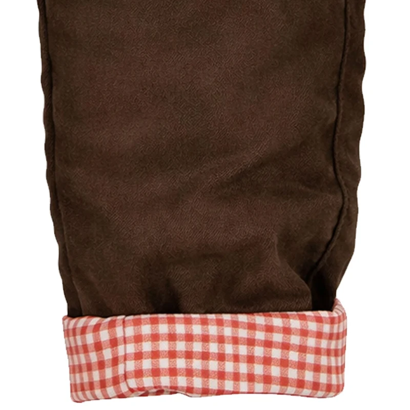 BONDI Baby Mädchen Kunstlederhose "Alpen Queen" 86683 | Braun