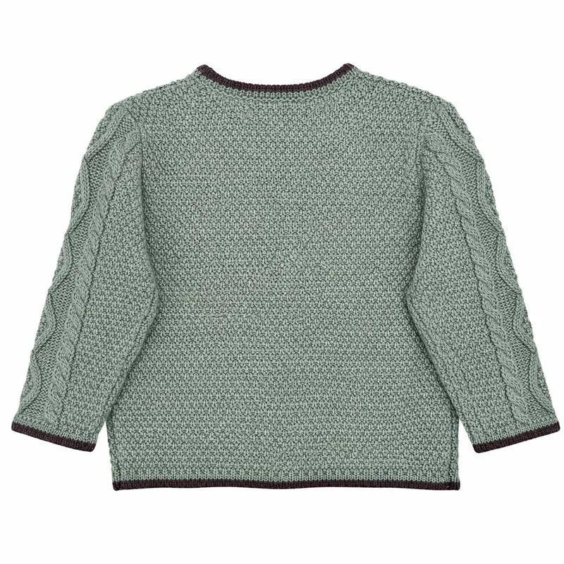 BONDI Baby Jungen Strickjacke 91785 | Kiwi